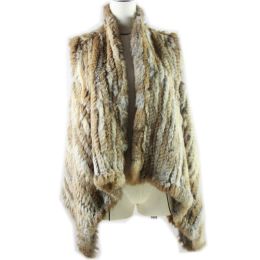 2020 Best Real Natural Fur Vest Women's Genuine Rabbit Fur Leather Jacket Overcoat Girl's Fur Vest