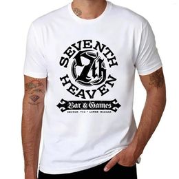 Men's Polos Sector 7 ? Seventh Heaven Bar (Black) T-Shirt Graphic T Shirts Shirt Man Mens T-shirts