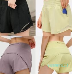 womens yoga shorts pants pocket quick dry gym sport outfit highquality style summer dresses Elastic waist