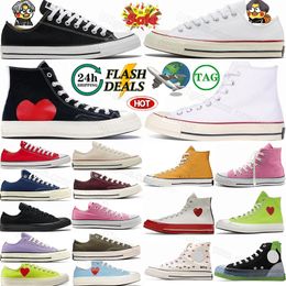 Designer Casual Shoes 1970s Classic Canvas Men Women Shoes 1970 love Black white red All for Star Big Cdg Eyes Midsole Jam Chuck Triple High Low Jointly Name 70 Sneakers