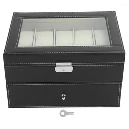 Watch Boxes Storage Box Glasses 5 Grid/10 Grid Jewelry Holder For Sunglasses Men Women Travel Ring