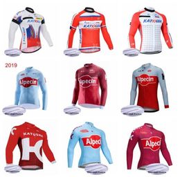 KATUSHA Team cycling jersey winter Cycling Clothingciclismo maillot MTB riding clothes tops Cycling Winter Thermal Fleece jersey313780903