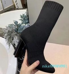 Top Quality Socks Boots Winter Print Flower Wedding Party Shoes