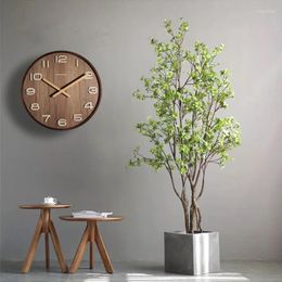 Wall Clocks Antique Style Wooden Living Room Silent Creative Unusual Children Clock Modern Design Jam Dinding Watch Home