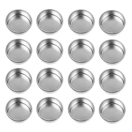 Candle Holders 20Pcs Silver Cup For Making Portable Travel Tin DIY