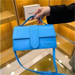 01 2023 fashion classical Women's bag Summer spring new solid letter color fashion PU Handbags shoulder small square bag