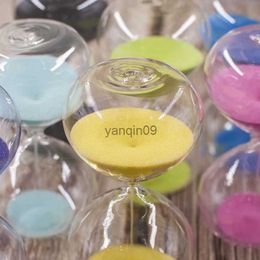 Decorative Objects Figurines 5min/15min/30min Colour Sand Timer Round Transparent Clock Sand Hourglass Sandglass Room Home Decoration Red Green Blue Pink HKD231023