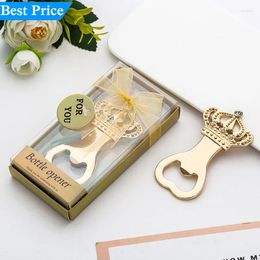 Party Favor 30Pcs Europe Style Gold Crown Bottle Opener Creative Baby Birthday Wedding Gifts Beer Kitchen Supplies