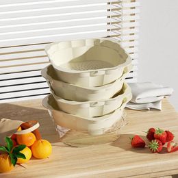 Plates Multifunctional Drain Basket Prepare Dish With Wash Basin Pot Philtre