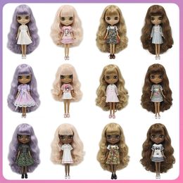 Dolls ICY DBS Blyth 1/6 Doll Joint Body 19 Joints Body 30CM Doll Shiny Light Skin Tan Skin Dark Skin DIY Make Up Special Price Gifts 231023