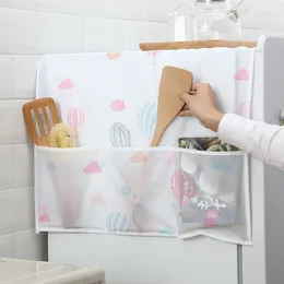 Storage Bags Colourful Washing Machine Cover Waterproof Refrigerator Pocket Dust Proof Pockets Cloth Household Textile