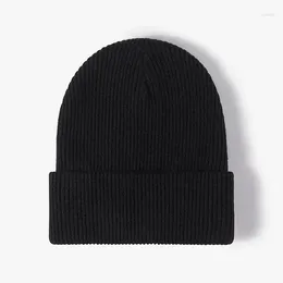 Berets 2023 Winter Men Woman Beanies Knitted Luxury High Quality Brand Hat Autumn Female Warmer Bonnet Ladie Outdoor Ski Casual Cap