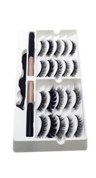 False Eyelashes 10 Pairs Of Magnetic Eyeliner Glue Not Easy To Fall Off Fake With Exquisite Packaging Box1655711