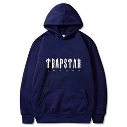 Trapstar Tracksuit Men's Hoodies & Sweatshirts Mens Casual Hoodies Fashion Womens Trap Star Print Hooded Tops Couples Loose Clothing Asian Size M-3xl E6OE