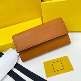 Fashion Designer Wallet Women Men Wallet Coin Purse Handbag Credit Card Holder Clutch Letter Print Brown Black High Quality Cowhide