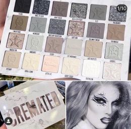 Newest JS Cremation 24 Colors Eyeshadow Palette Grey Brown Matte Pressed Powder J Star High Quality Eye Shadows6497553