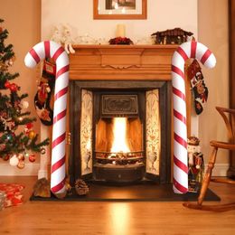 Christmas Decorations Inflatable Christmas Canes Lollipop Balloon Merry Christmas Decoration for Home Xmas Ornaments Outdoor Decors Navidad Gifts Noel 231023