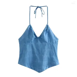 Women's Tanks Women's Y2k Solid Tank Top Sleeveless Blue Punk Crop Vintage Cool Girl Gothic Fairycore Sexy Corset Grunge Suspenders Emo