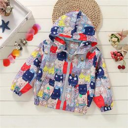 Jackets Toddler Kids Baby Girls Boys Cartoon Animal Print Jacket Zipper Coats Winter Size 14 Girl Outerwear And