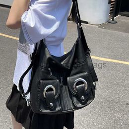 Shoulder Bags Large capacity black punk soul bag Gotic arajuku Rock Woman One Soul and Bag Spicy Girl bag can be used as a backpackcatlin_fashion_bags