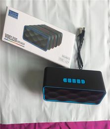 Mini Wireless Bluetooth Speaker SC211 Dual wireless Speaker Hands Car Subwoofer Built in Mic Portable Stereo Surround TF Card5762290