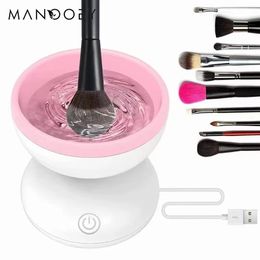 Makeup Tools Electric Brush Cleaner Machine Sponge Foundation Cleaning Automatic Quick Drying Brushes Washer 231023