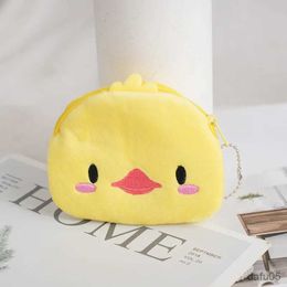 Handbags 1PCS Animal Shape Mini Coin Wallet Cute Pig Cartoon Plush Wallets Creative Lovely Money Key Coin Purse for Kids Bag Accessories R231023