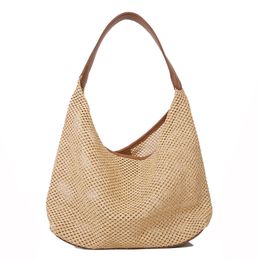 Summer popular ladies portable woven bag fashion western style seaside travel beach straw bag