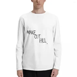 Men's Polos Make Out Hill Long Sleeve T-Shirts T-shirt For A Boy Vintage T Shirt Aesthetic Clothes Shirts Men