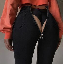 Women's Jeans Sexy Back Zipper Small Foot Pants Wear Olive Clothes For Women 311 Viewed Items