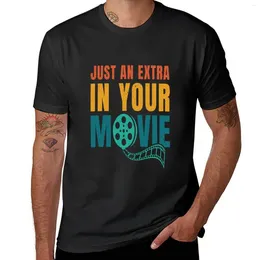 Men's Polos Movie Lover Just An Extra In Your T-Shirt Sweat Shirts Boys Animal Print Shirt Fitted T For Men
