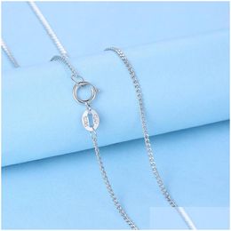 Chains Factory Direct Sales S925 Sterling Sier Chains Womens Side Chain For Jewellery Diy High Quality Accessories Wholesale Drop Delive Dhq3P