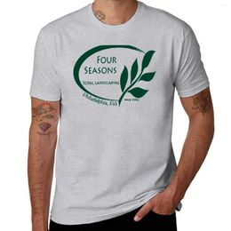 Men's Polos Four Seasons Total Landscaping Green Logo T-Shirt T Shirt Man Quick-drying Tops Men Clothing