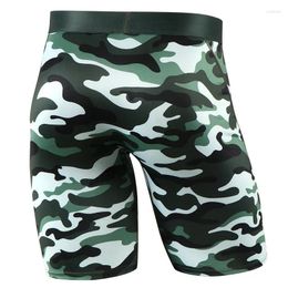 Underpants Men Boxers Camouflage Long Underwear Short Boxer Breathable Shorts Mens Hombres Big Size XXXL