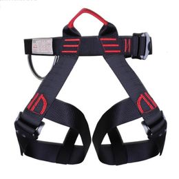 Climbing Harnesses 1pcs Gear Climbing Rope Climbing Rappelling Harness Climbing Belt Half-Body Climbing Safety Belt Professional Waist Harness 231021