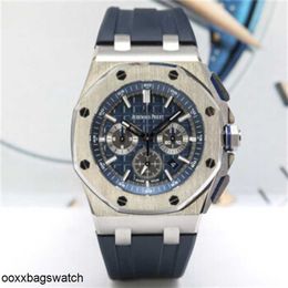 Audpi Luxury Watches Wrist Watch Epic Men's Watch 26480ti Royal Oak Offshore Series Watch 42mm Date Display Timing Automatic Mechanical Watch Set HBDZ