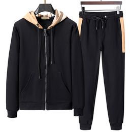 2023 Designer Men's Tracksuits Long Sleeve Zipper Jogging Suits New Style Fashion Letters Embroidery Sweatsuit Sets Track Hoodie Jackets & Sweatpants 2 Pieces Outfit