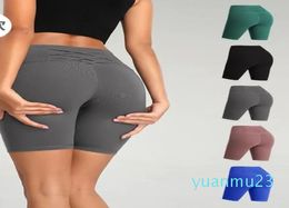 New In Women Yoga Shorts Combination Back Sporting Workout Athletic Leggins Knitting Fitness High Waist Slim Jogging Fitness