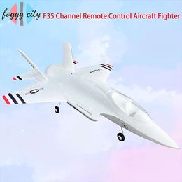 Aircraft Modle F35 Lightning Ii 64mm Channel Epo Model Children's Gift Remote Control Fighter Electric Super Large Fixed Wing 231021