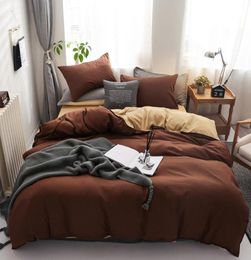Designer Bed Comforters Sets 4pcs Bed Cover Set Cartoon Duvet Cover Bed Sheets and Pillowcases Comforter Bedding Set93500938123874