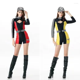 Theme Costume Halloween Cosplay Sexy Game Uniforms Dirndl Nightclub Party Mujer Racer Suits Cheerleading Costumes