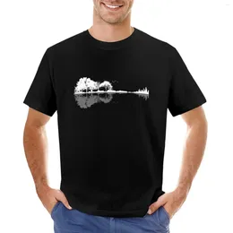 Men's Polos Nature Guitar Classic T-Shirt Summer Clothes Black T Shirt Shirts For Men Pack