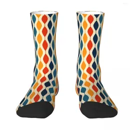 Men's Socks Retro 1970's Bohemian Style Seventies Vintage Pattern Sock Men Women Polyester Stockings Customizable Design
