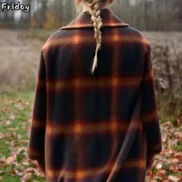 Kopa damska płaszcza jesień i kurtki kobiety zima gruba luźna klapa elegancka kruchość z długim rękawem Evermore płaszcz Kobieta 231023