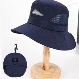 Berets Waterproof Buckets Hat For Men Women Summer Packable UV Protection Sun Breathable Boonie Caps Outdoor Hiking Fisherman Cap