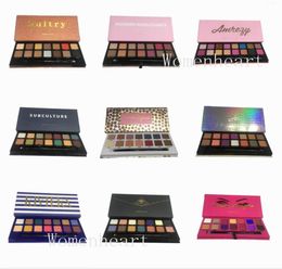 Makeup Fashiond Perfect Eyeshadow Pink Black Yellow Green Purple Eyeshadow Palette 14 charming Color6049406