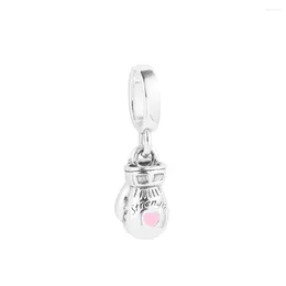 Loose Gemstones Boxing Glove Dangle Charm Beads For Jewelry Making Collier Sterling Silver Couple Pendant S925 Bracelets Valentine's Day
