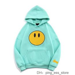 Sweatshirts New Men's and Women's Drews House Hoodie Fashion Streetwear Smiley Face Sweater Men's draw hoodie Draws Sweatshirt the Highest Quality spider hoodie 1J90