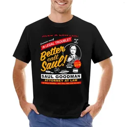 Men's Tank Tops Need A Lawyer Then Call Saul Dks T-Shirt Anime Vintage T Shirt T-shirts For Men Cotton