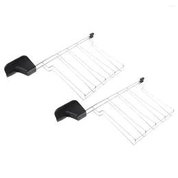 Mugs 2 Pcs Toast Rack Toasters Warming For Bread Kitchen Supply Roasting Racks Holder Sandwich Stand